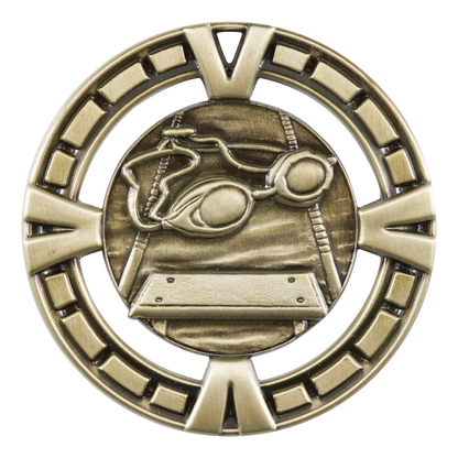 Celebration Swimming Medal 2.5" / Gold