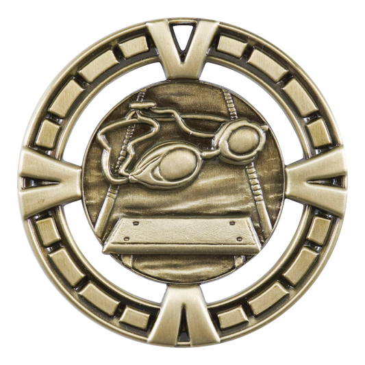 Celebration Swimming Medal 2.5" / Gold