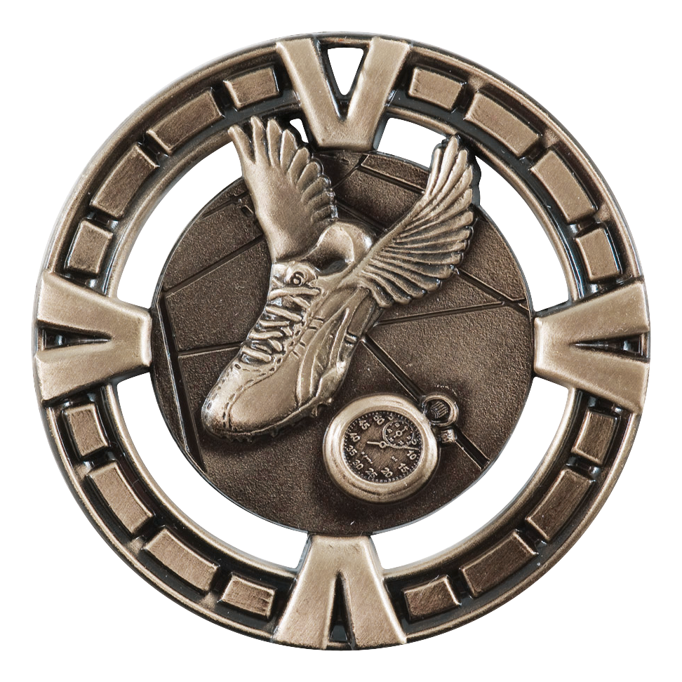 Celebration Track Medal 2.5" / Bronze (Copper Tone)