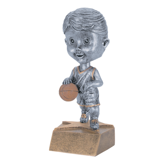 Bobblehead Basketball Trophy Female 6"