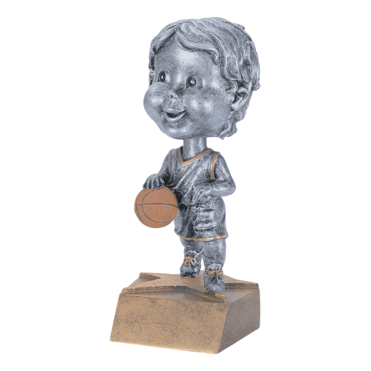 Bobblehead Basketball Trophy Male 6"