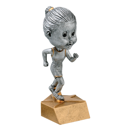 Bobblehead Track Trophy Female 6"