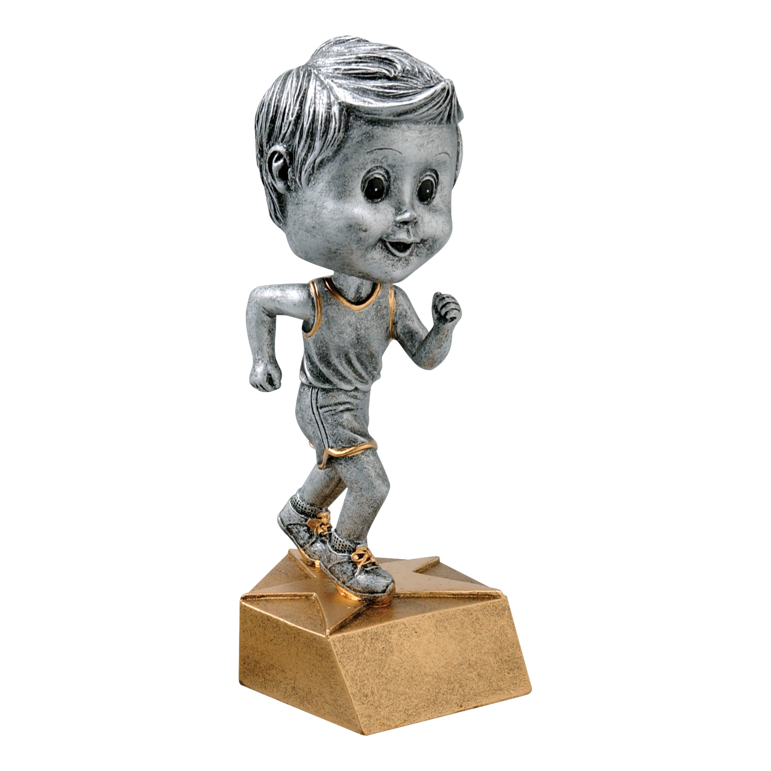 Bobblehead Track Trophy Male 6"