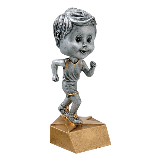Bobblehead Track Trophy Male 6"