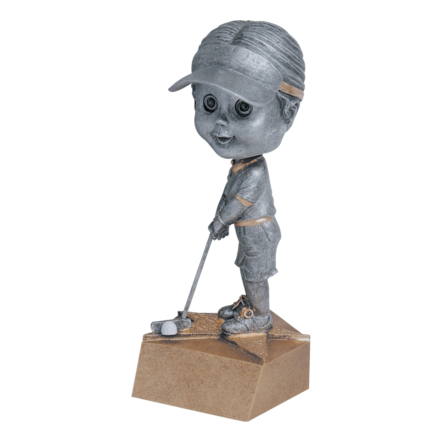 Bobblehead Golf Award Female 6"