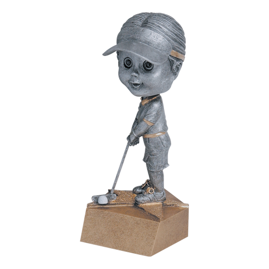 Bobblehead Golf Award Female 6"