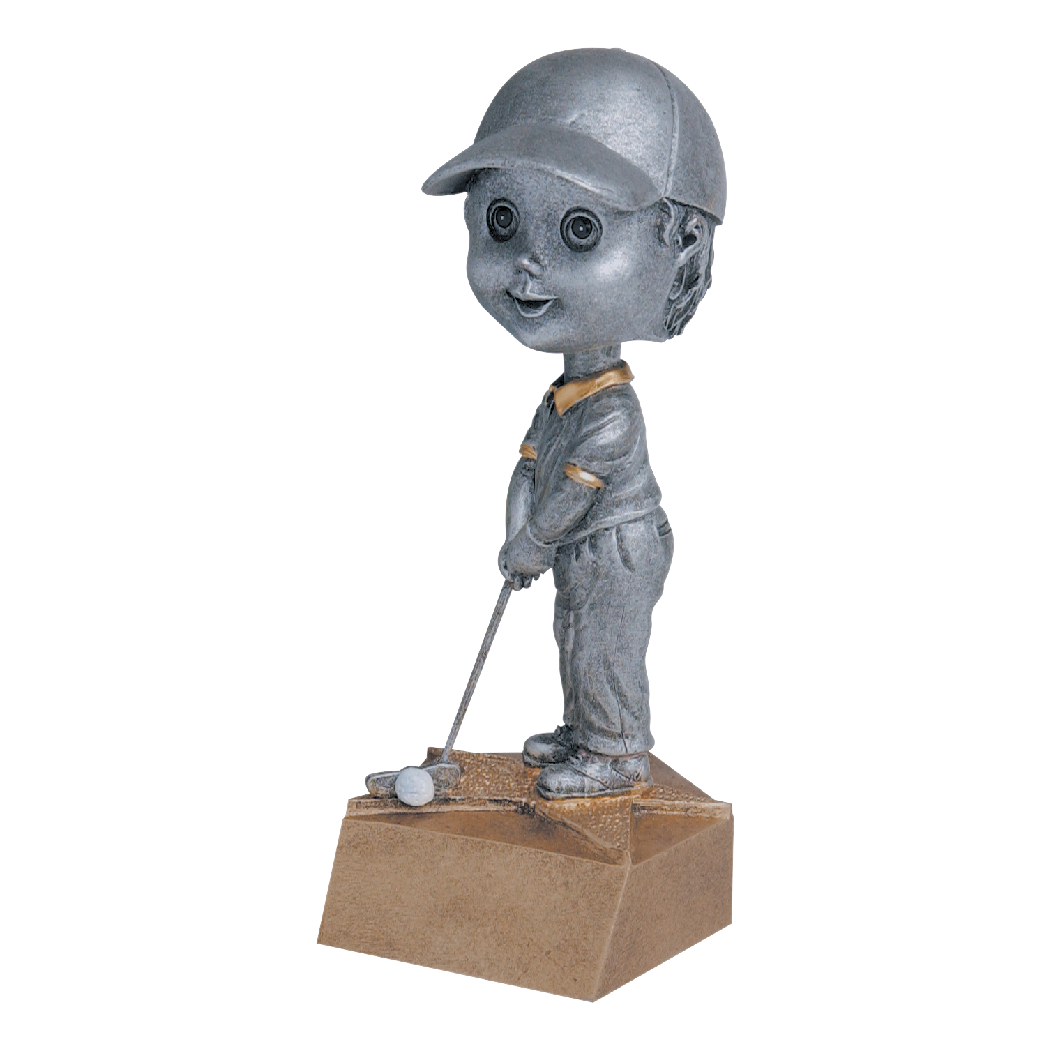 Bobblehead Gold Award Male 6"