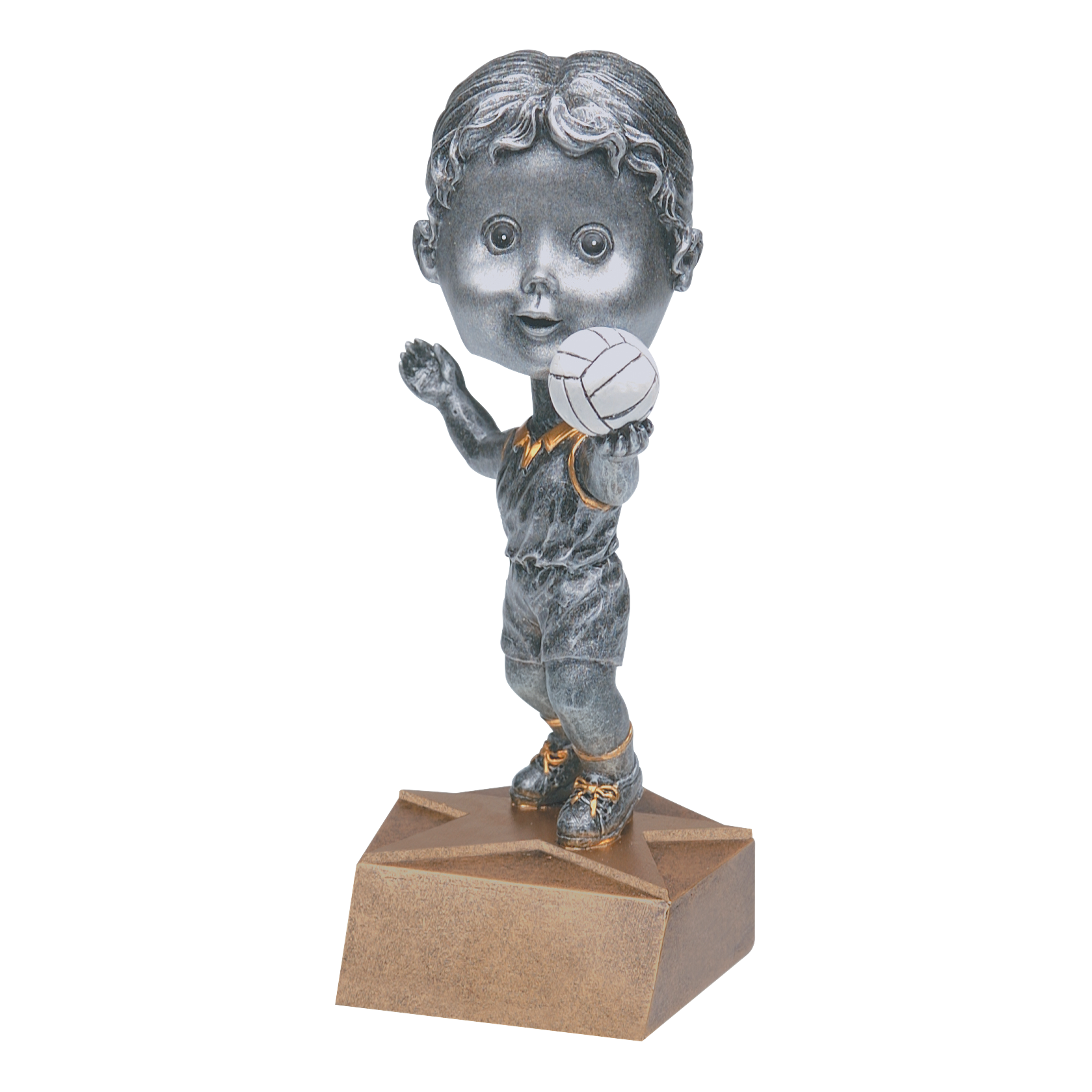 Bobblehead Volleyball Award Female 6"
