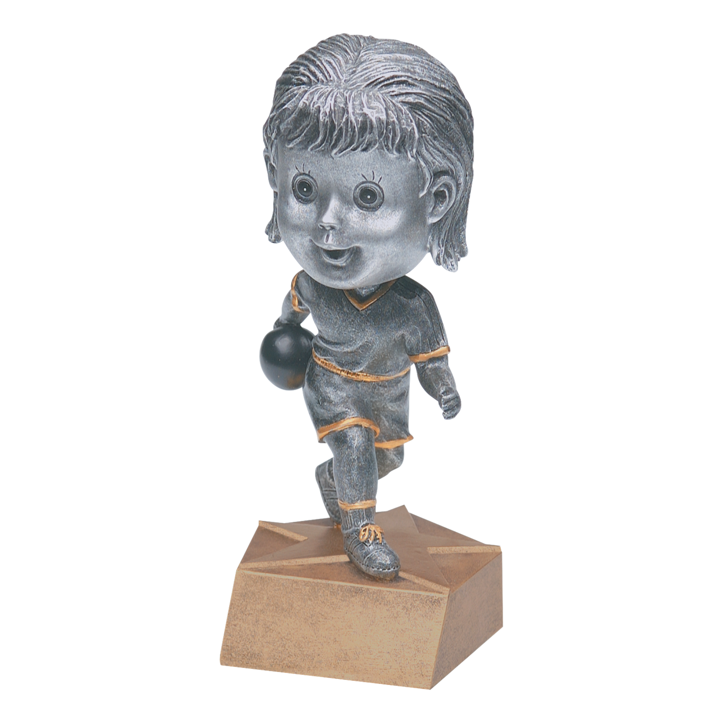 Bobblehead Bowling Award Female 6"
