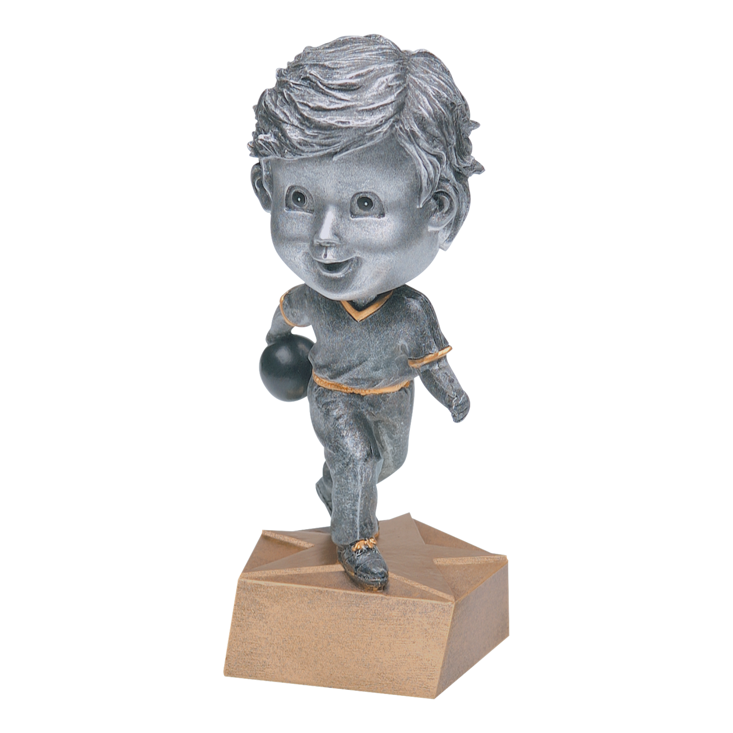 Bobblehead Bowling Award Male 6"