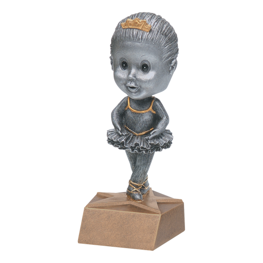 Bobblehead Ballerina Award 6"