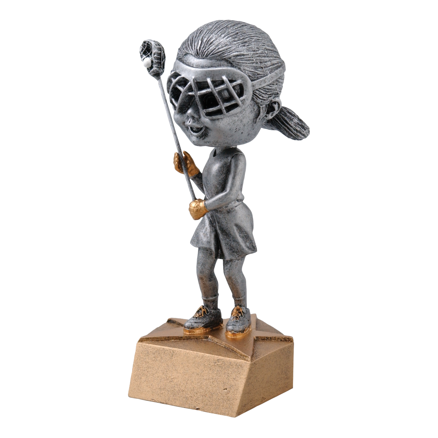 Bobblehead Lacrosse Award Female 6"