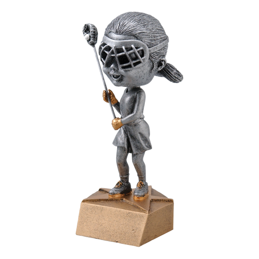 Bobblehead Lacrosse Award Female 6"