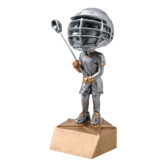 Bobblehead Lacrosse Award Male 6"