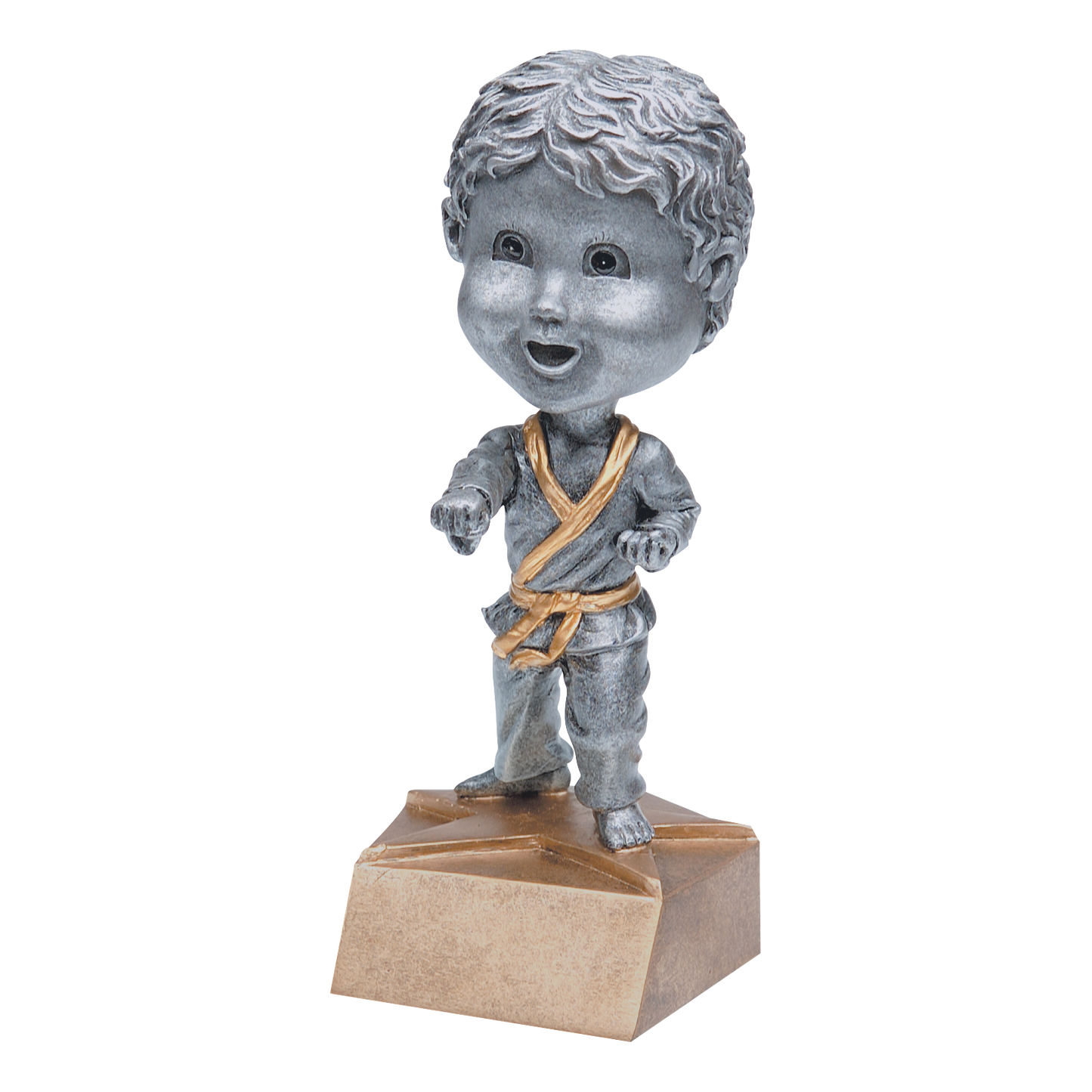 Bobblehead Martial Arts Award Male 6"