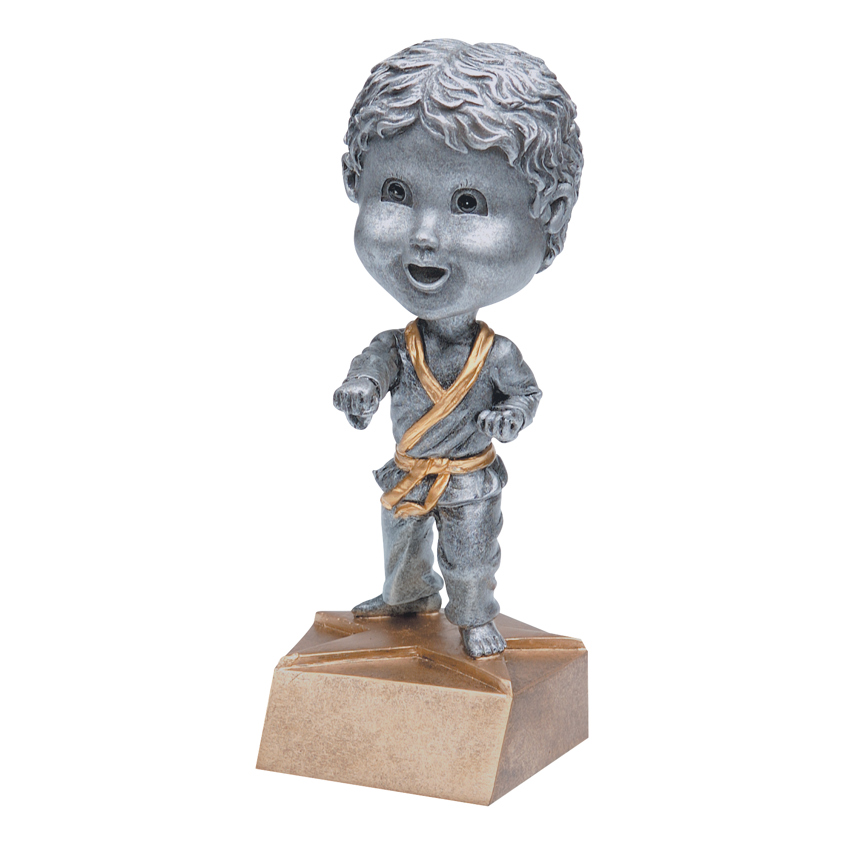Bobblehead Martial Arts Award Male 6"
