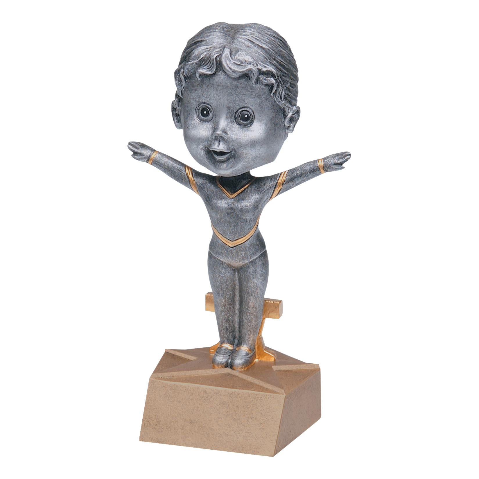 Bobblehead Gymnist Award Female 6"