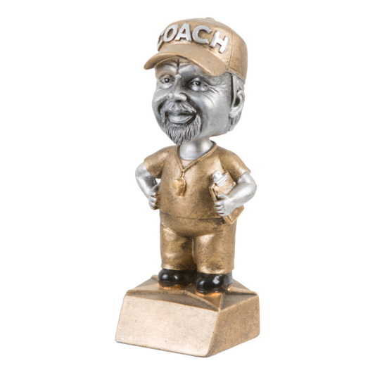 Bobblehead Coach Award Male 6"