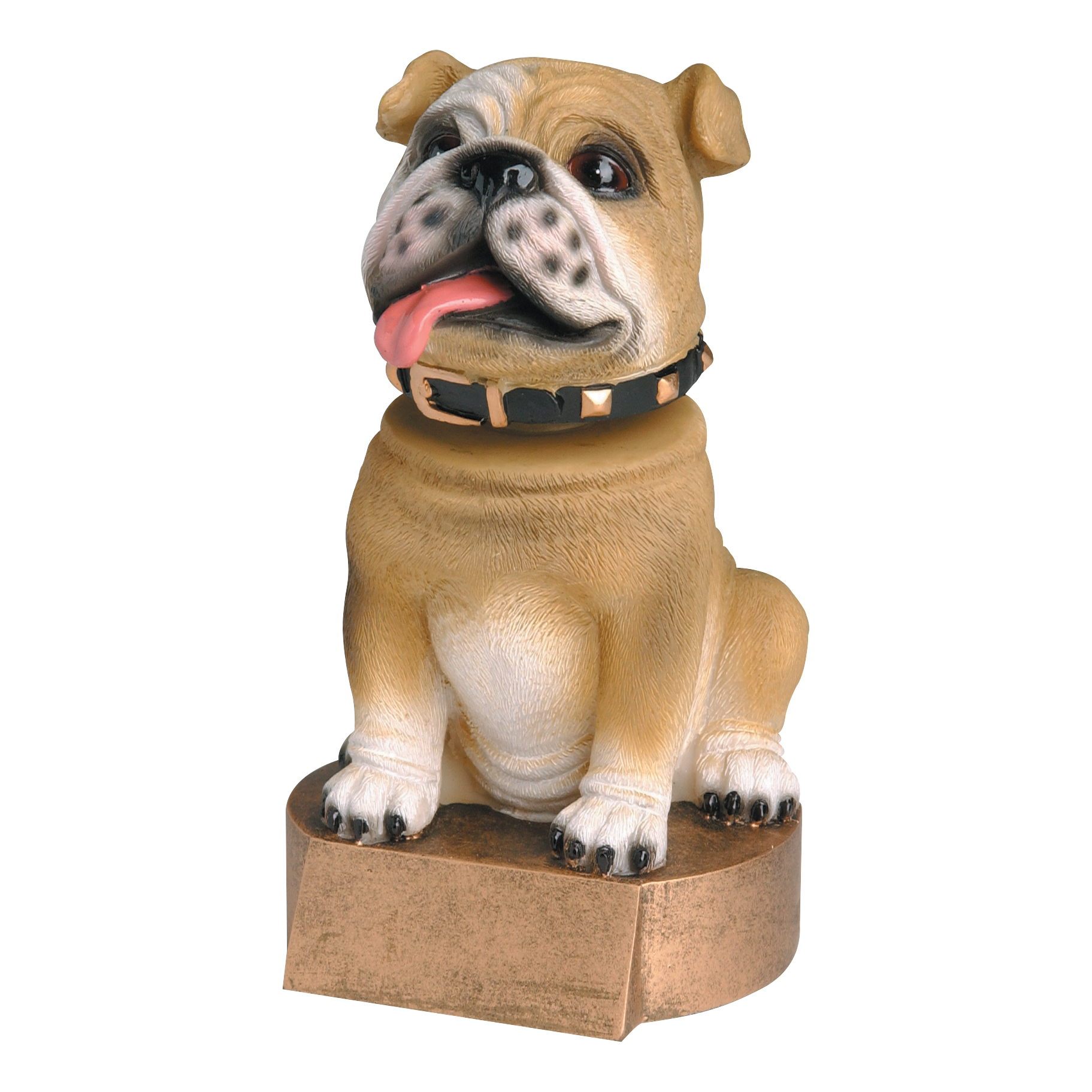 Bobblehead Brown Bulldog Award 6"