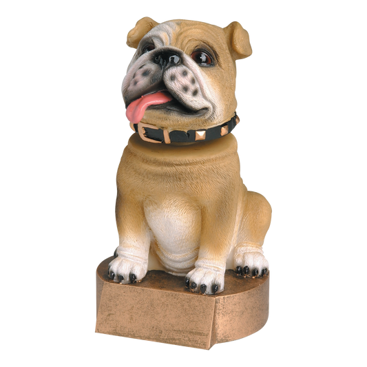 Bobblehead Brown Bulldog Award 6"