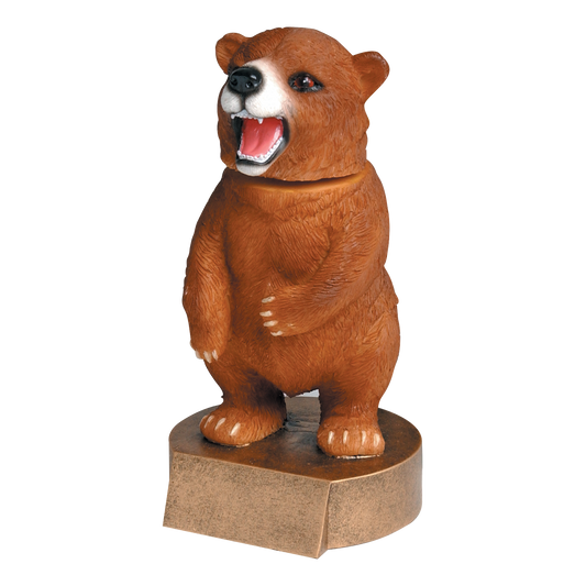 Bobblehead Bear Award 6"