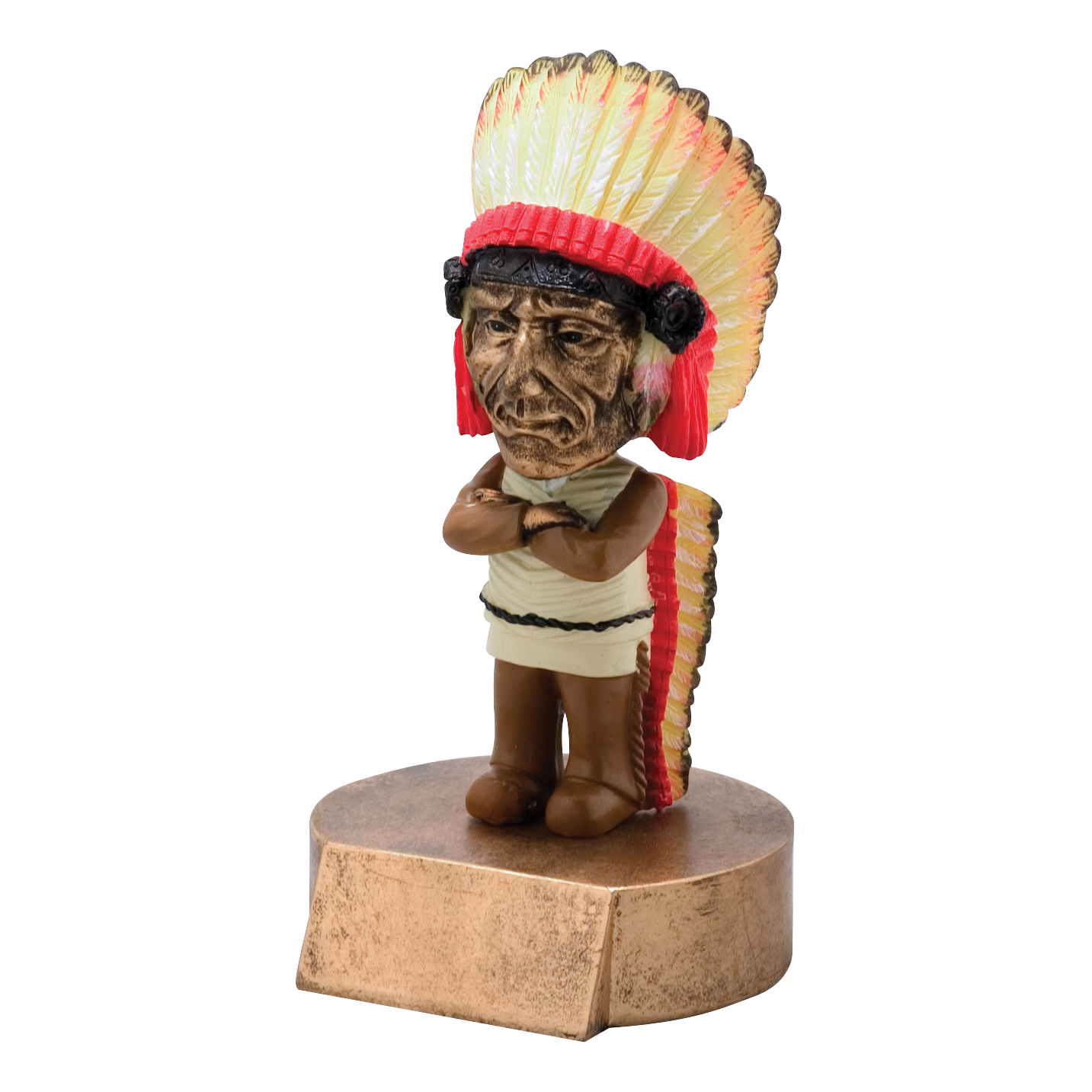 Bobblehead Indian Award 6"