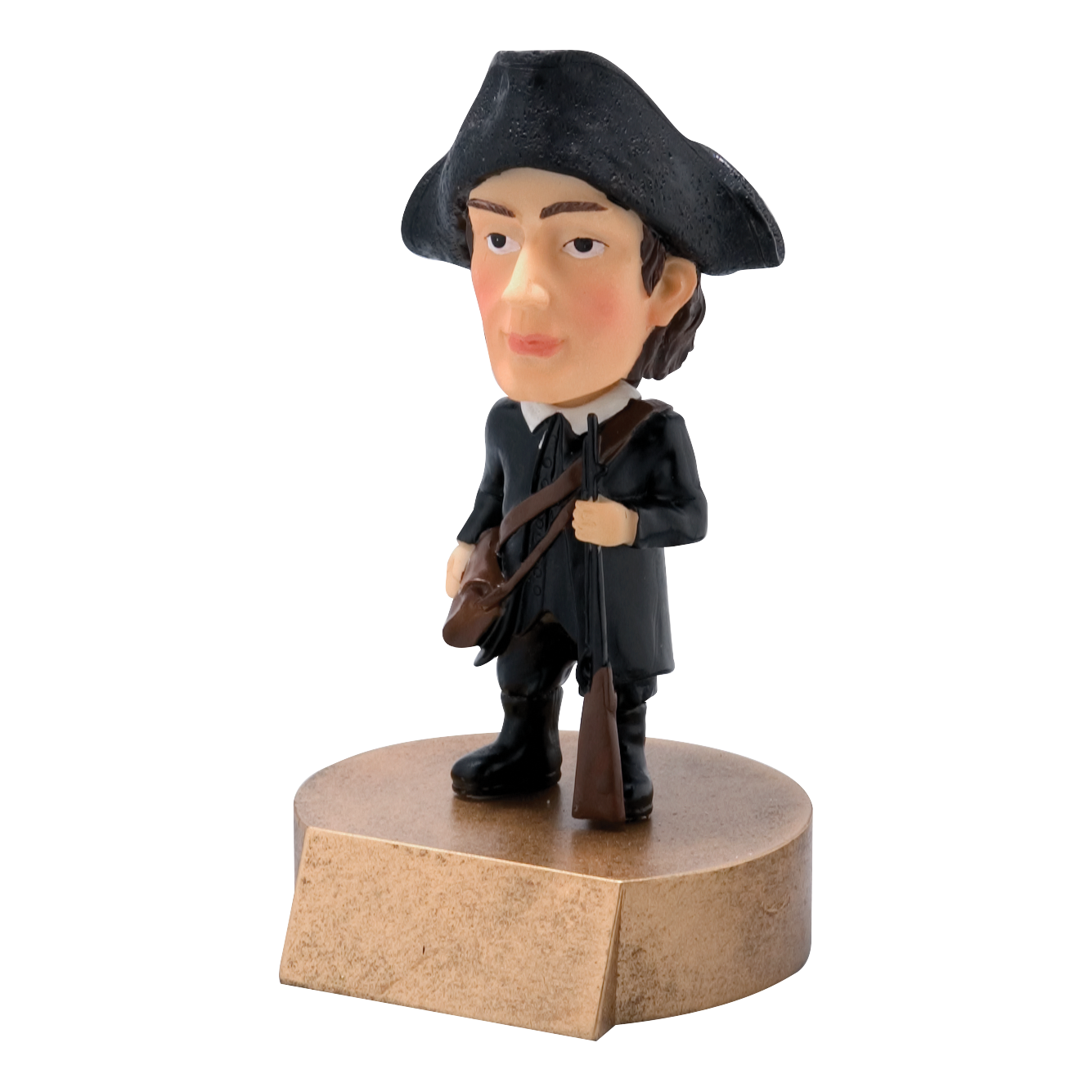 Bobblehead Patriot/Minuteman Award 6"