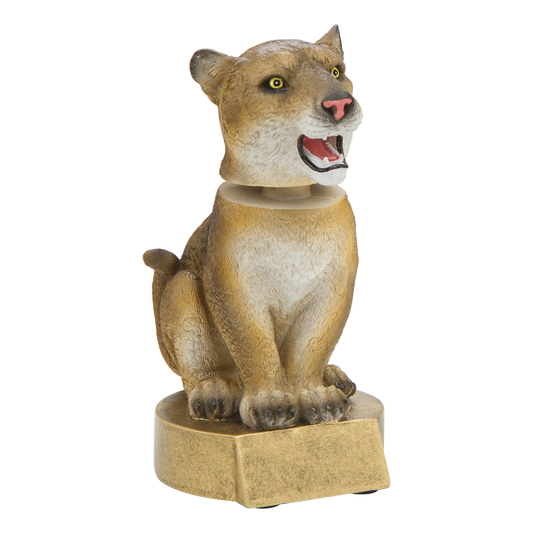 Bobblehead Cougar Award 6"