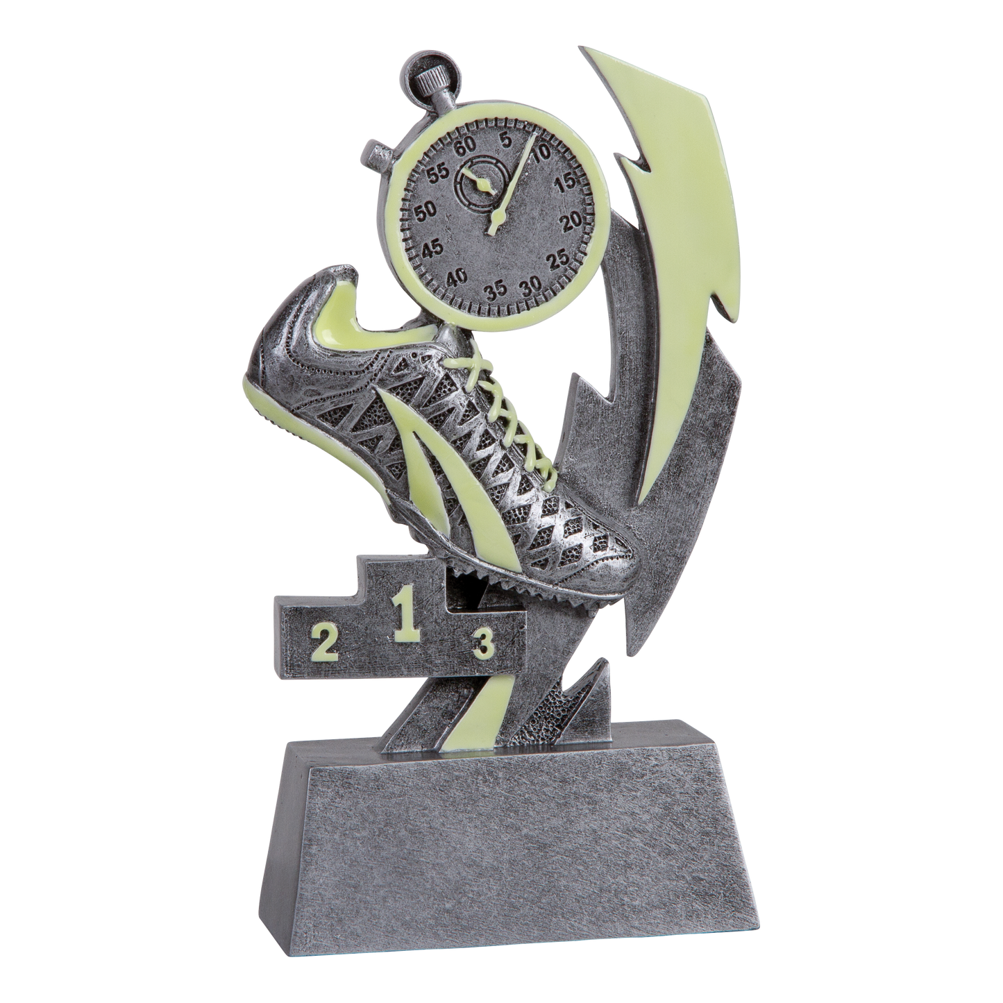 Glow in the Dark Track Trophy 6"