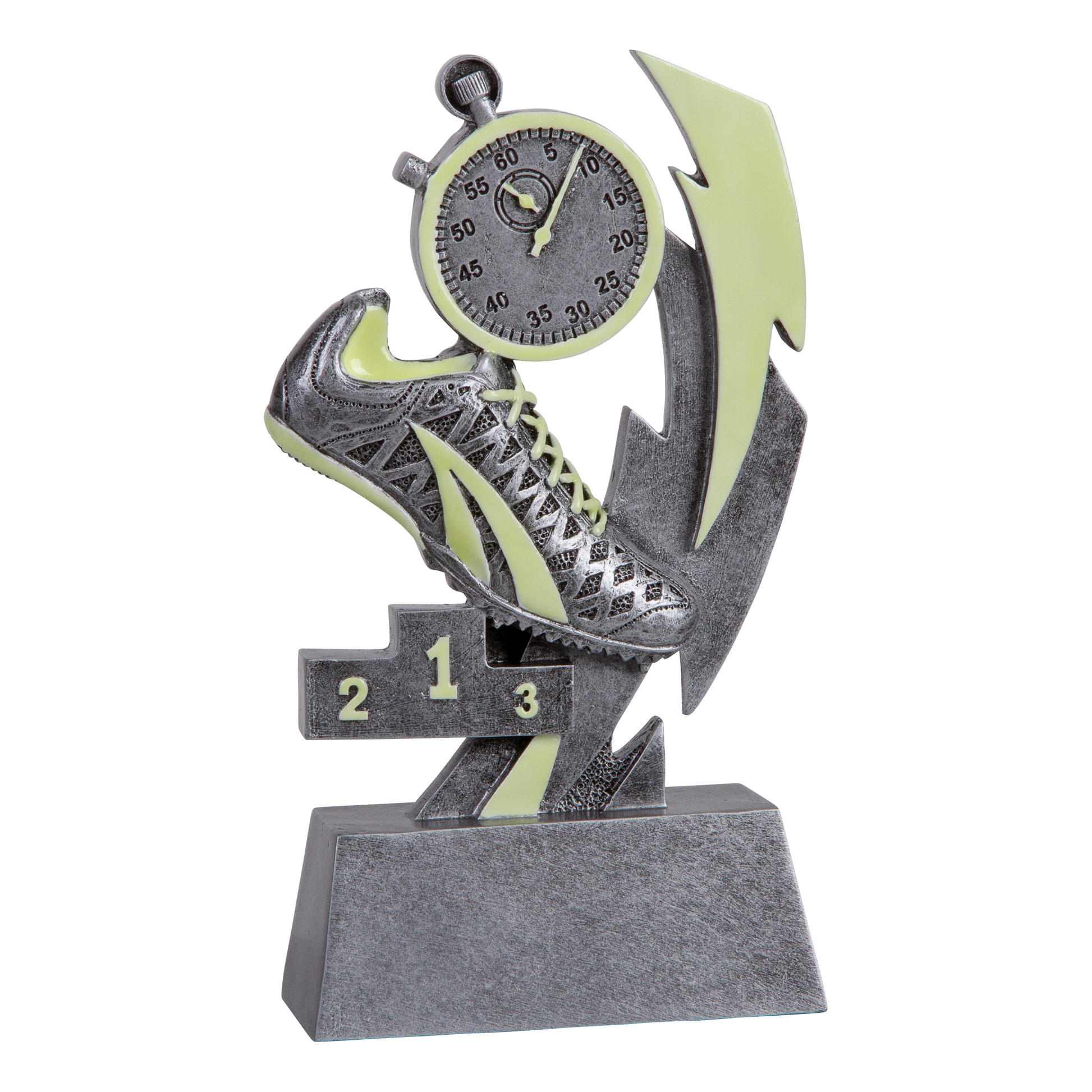 Glow in the Dark Track Trophy 6"