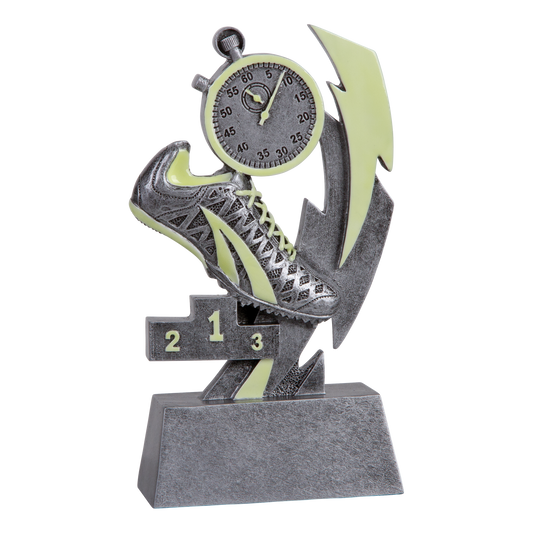Glow in the Dark Track Trophy 6"