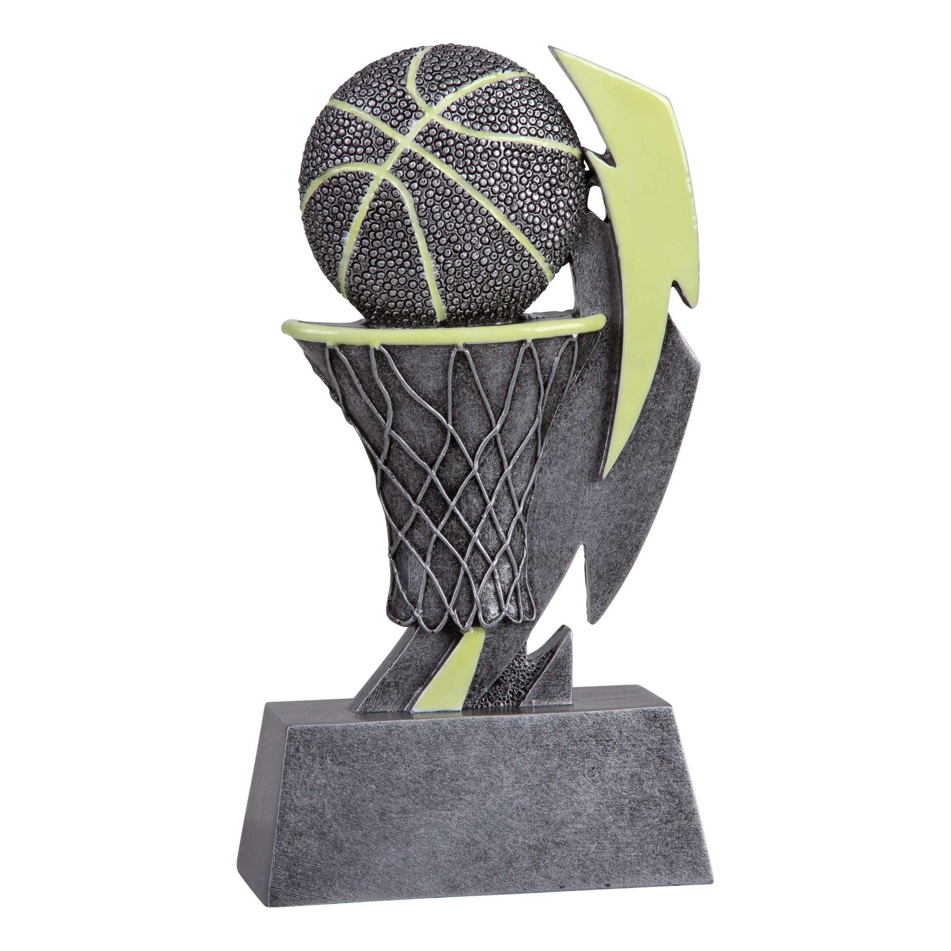 Glow in the Dark Basketball Trophy 6"