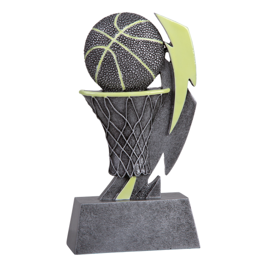 Glow in the Dark Basketball Trophy 6"