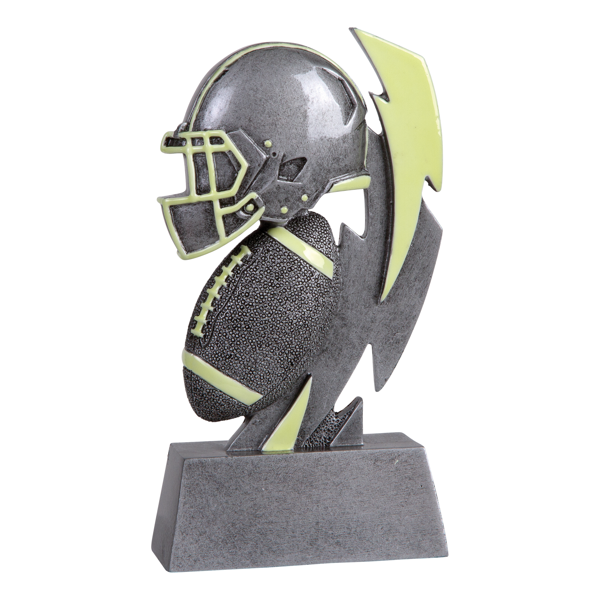 Glow in the Dark Football Trophy 6"