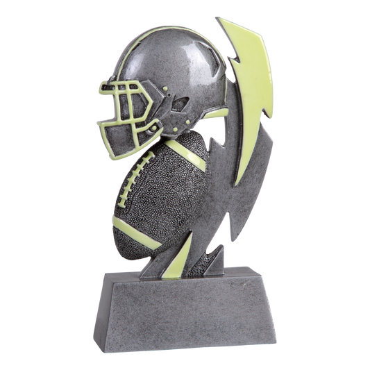 Glow in the Dark Football Trophy 6"