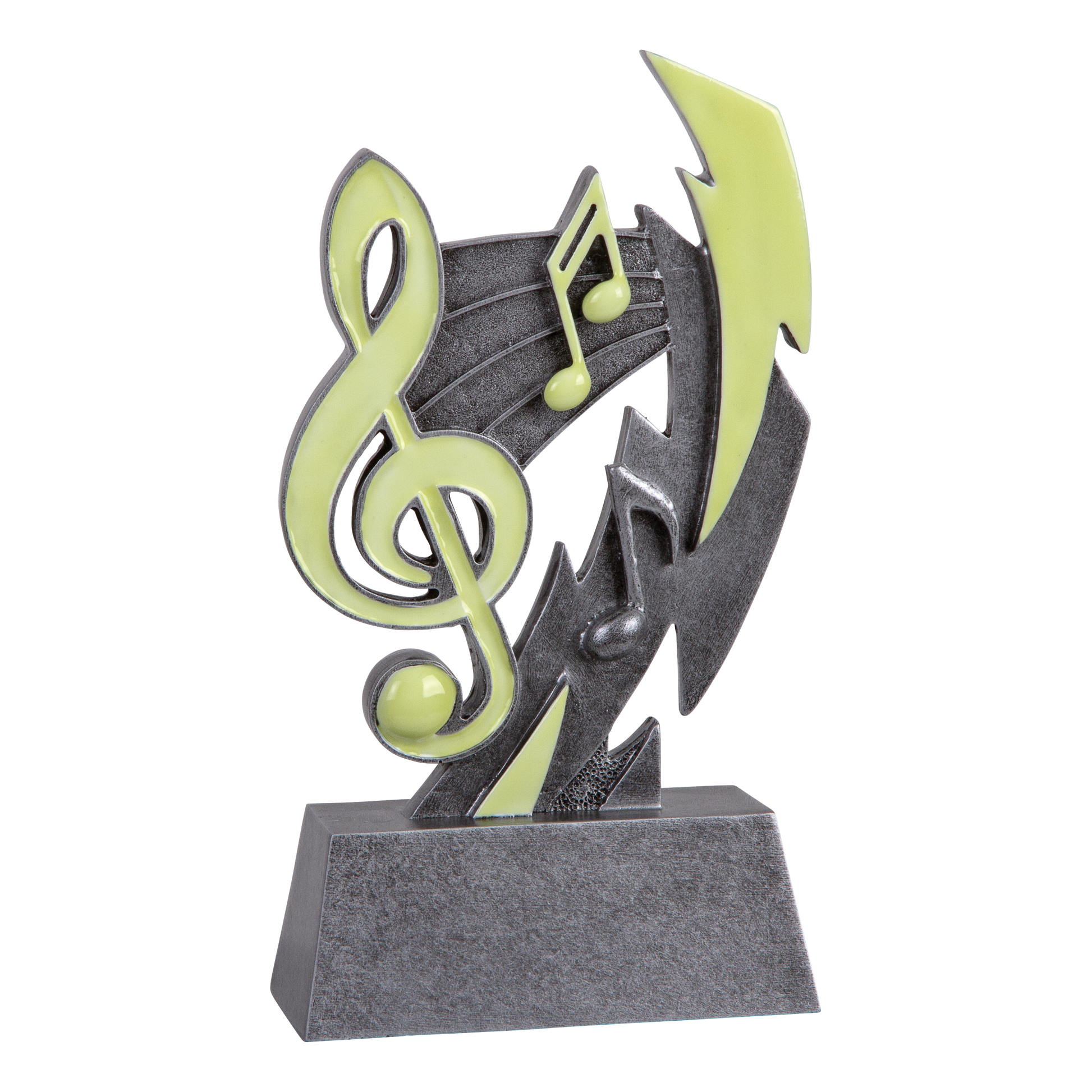 Glow in the Dark Music Trophy 6"