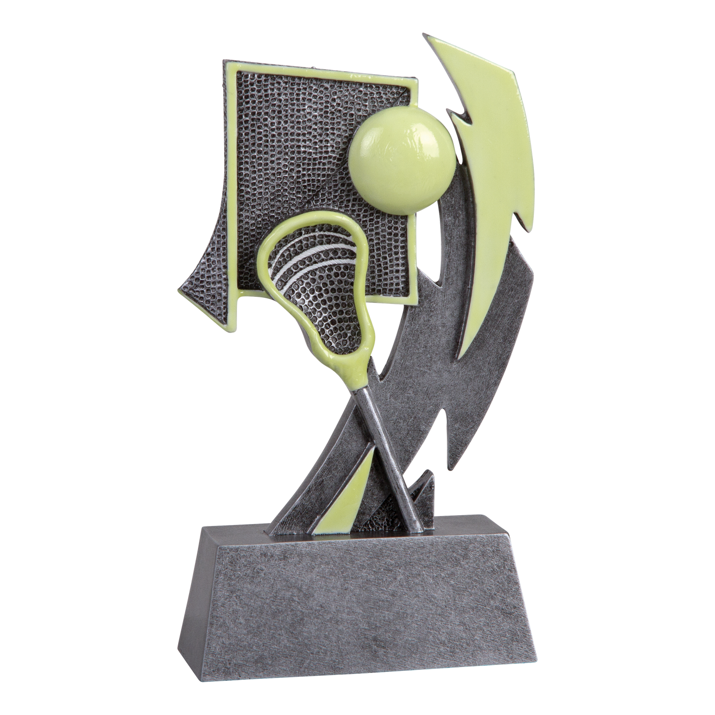 Glow in the Dark Lacrosse Trophy 6"