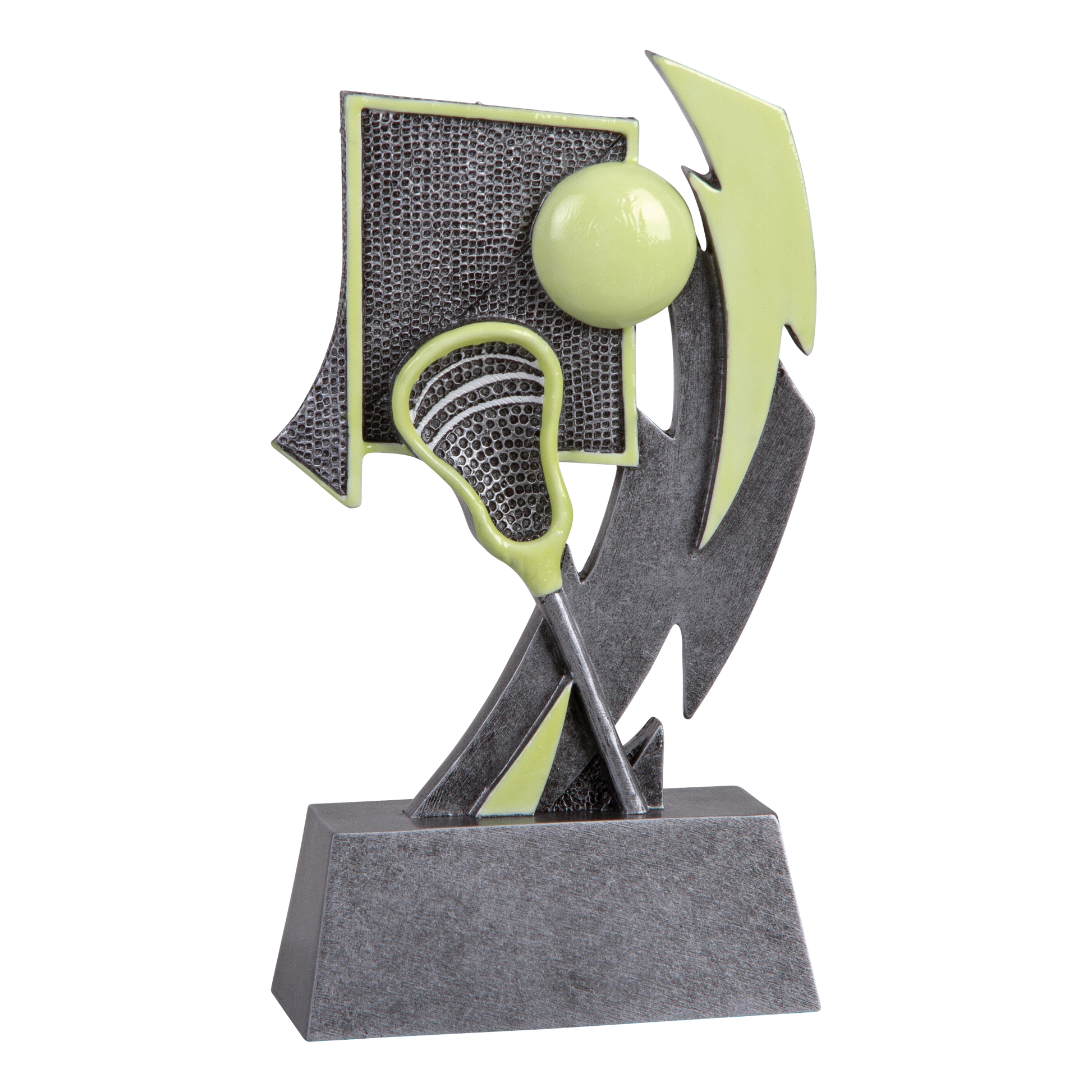 Glow in the Dark Lacrosse Trophy 6"