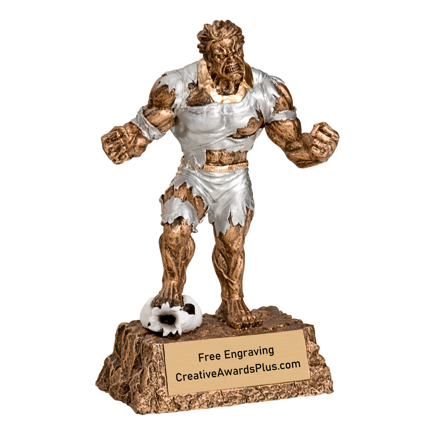Monster Soccer Trophy 6.75"