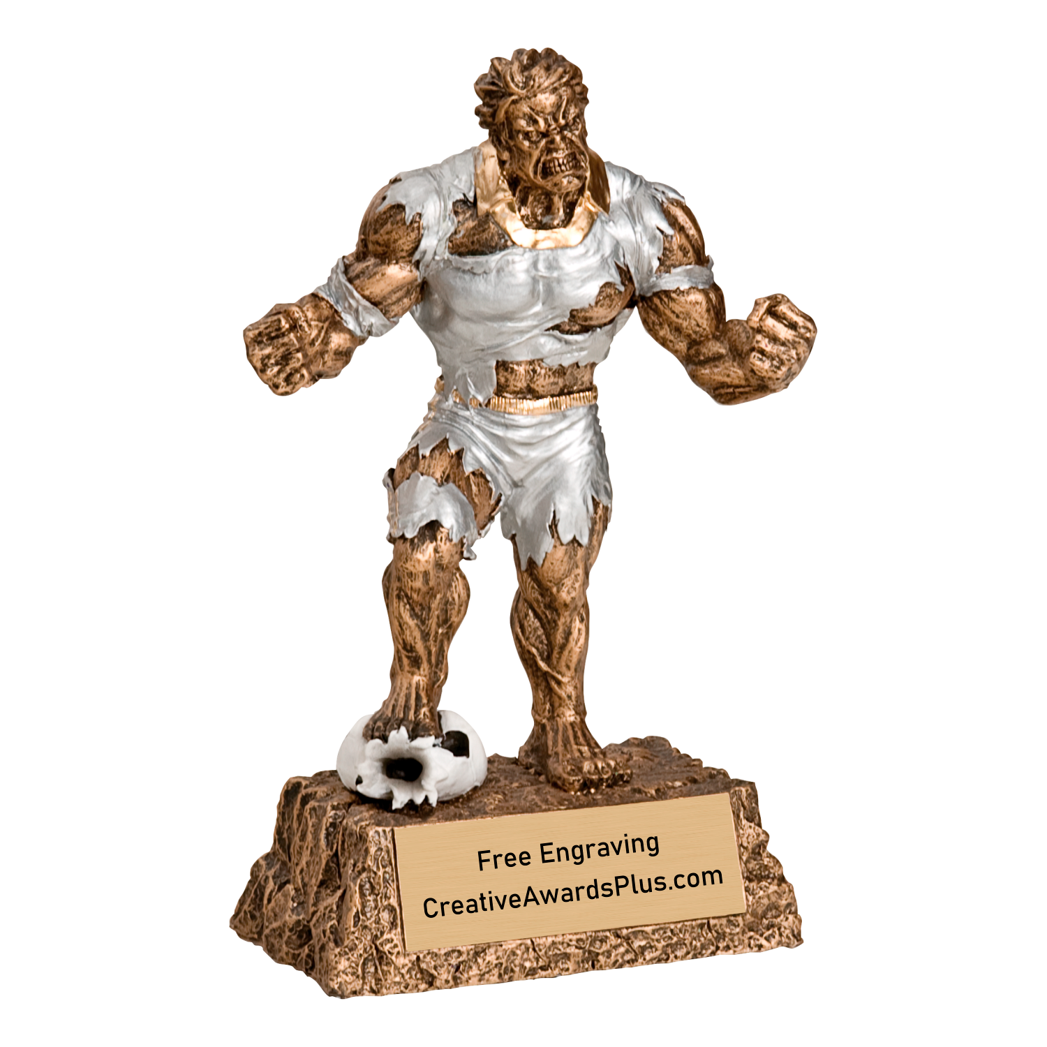 Monster Soccer Trophy 6.75"