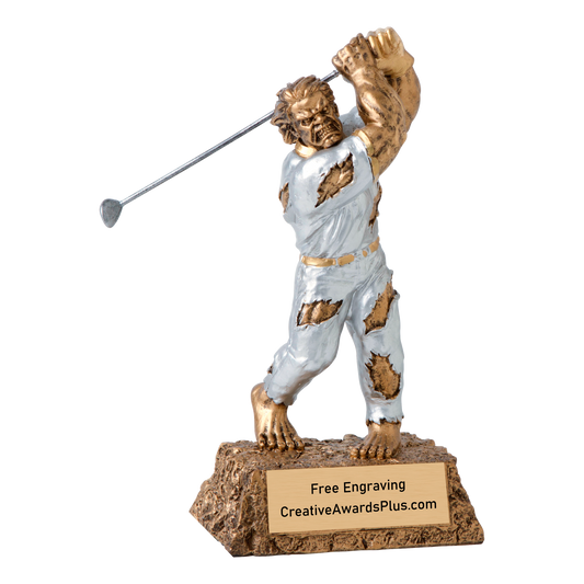 Monster Golf Trophy 6.75"