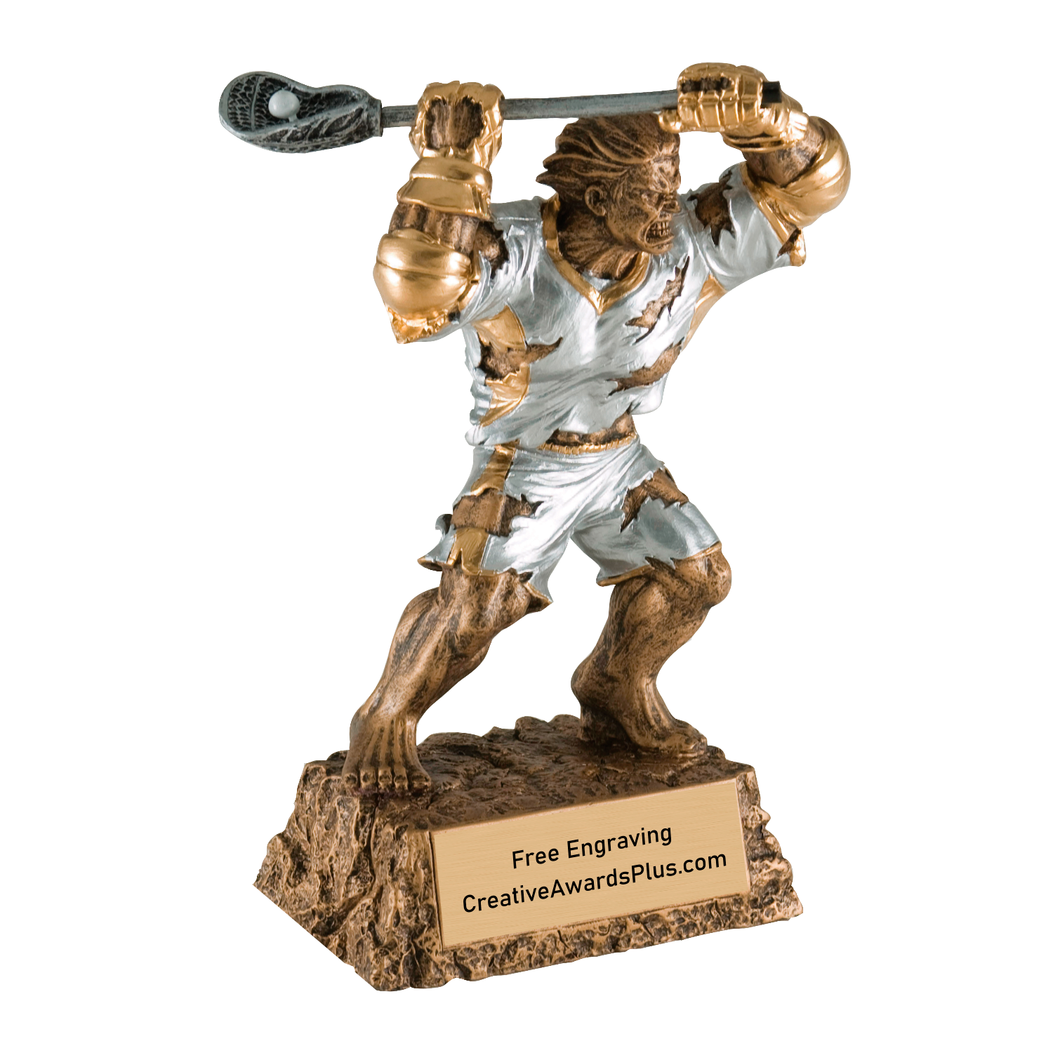 Monster Lacrosse Trophy 6.75"