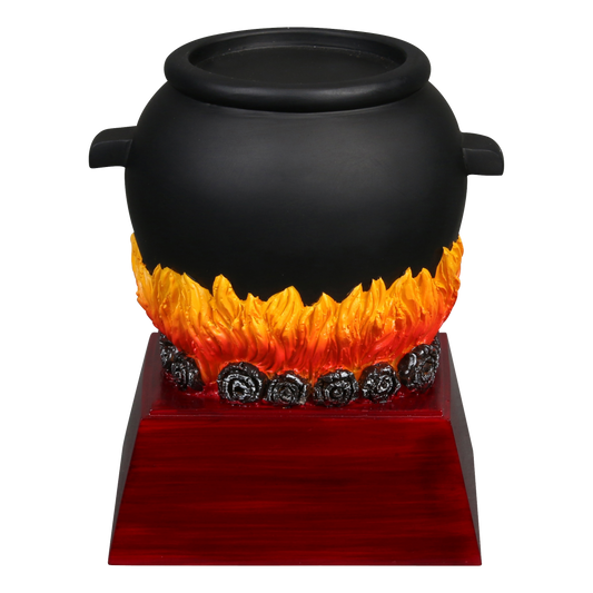 Flaming Chili Pot Trophy 6"