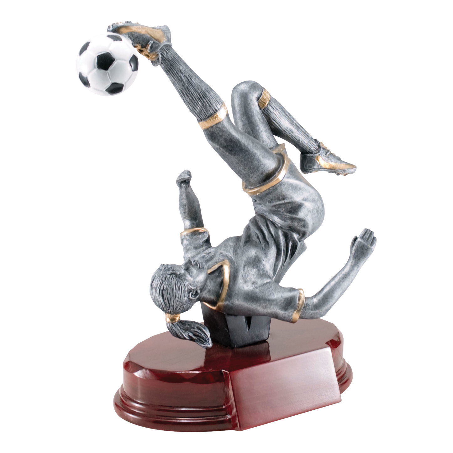 Soccer Sculpture Award Female 8.25"