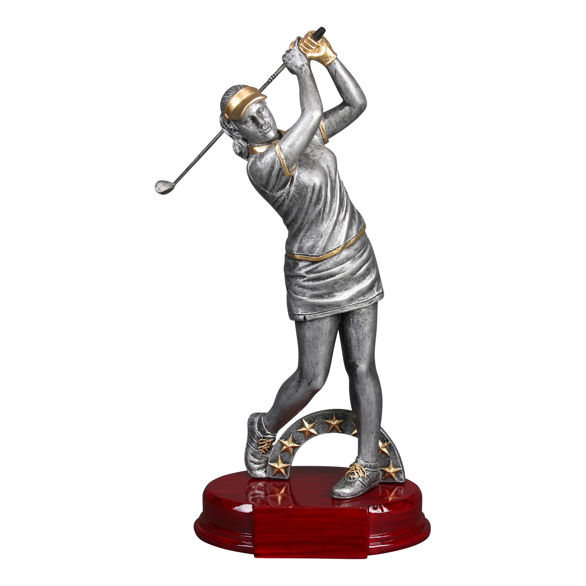Golf Sculpture Awards Female 12"