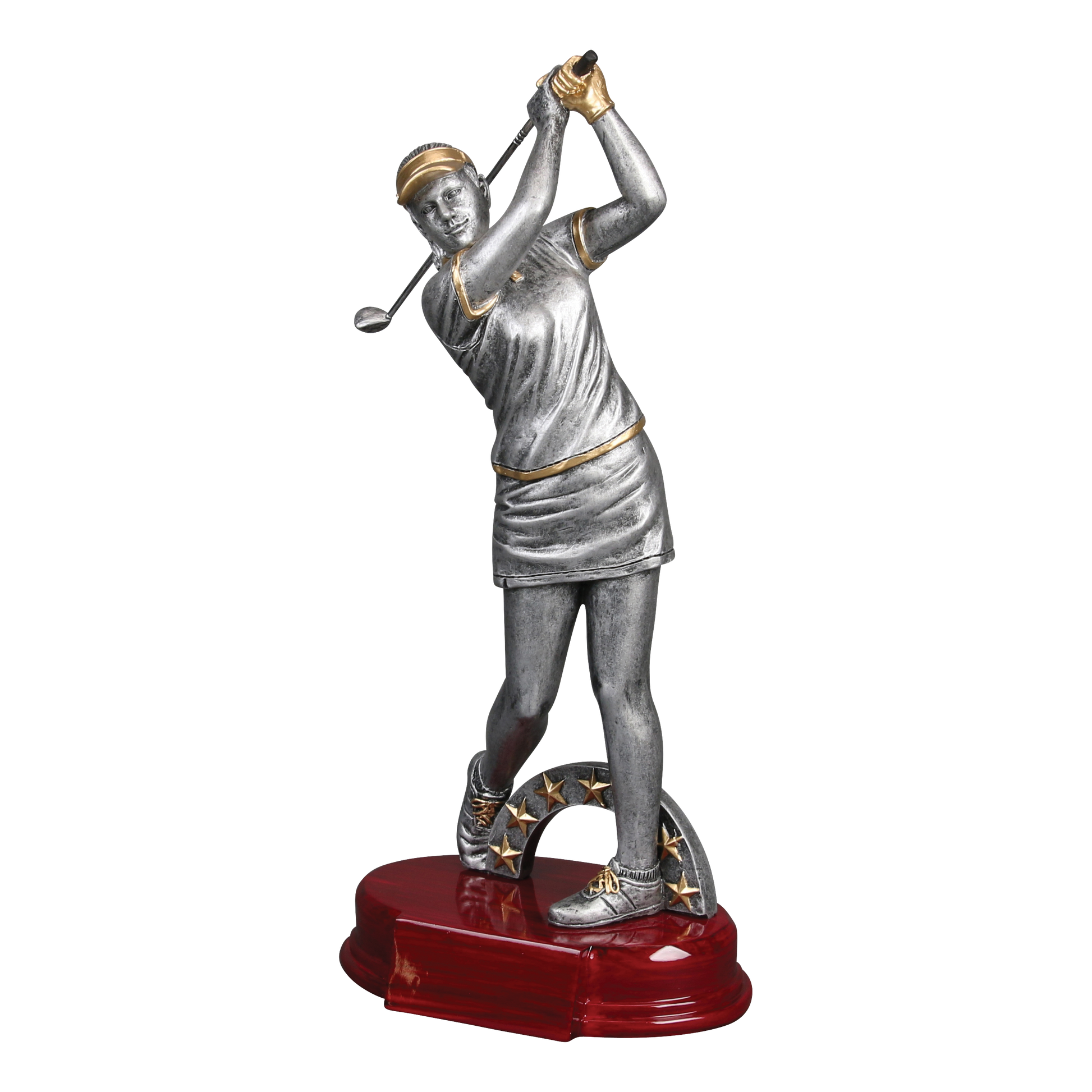 Golf Sculpture Awards Female 12"