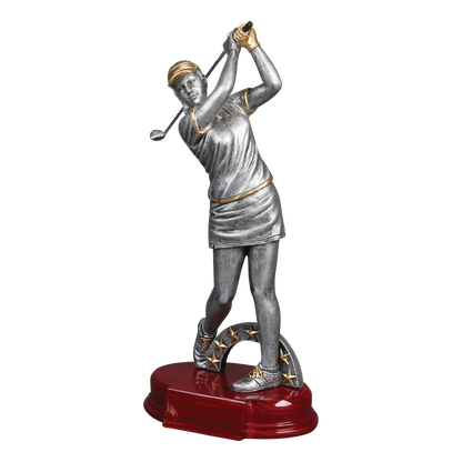 Golf Sculpture Awards Female 12"