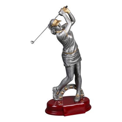 Golf Sculpture Awards Female 12"