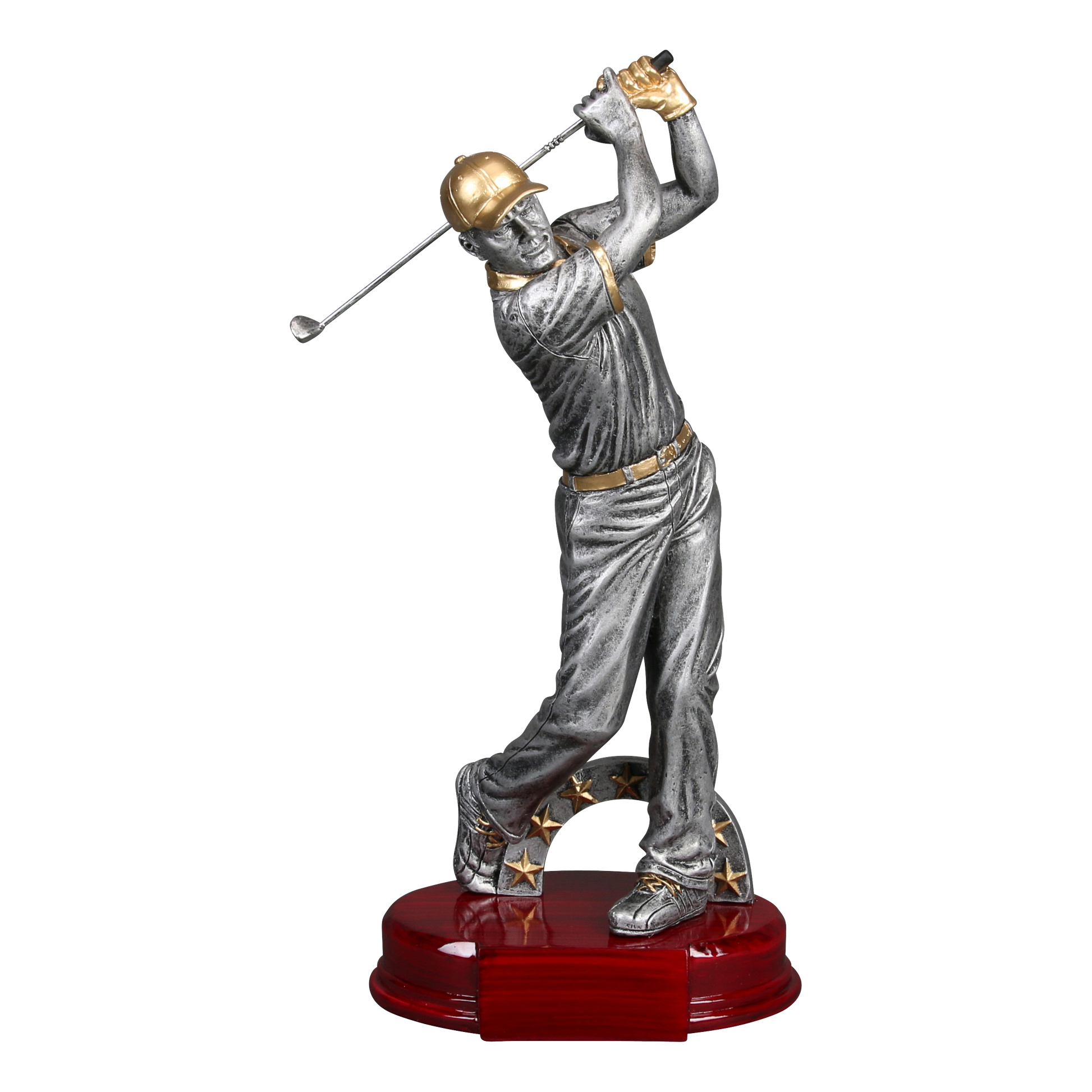Golf Sculpture Award Male 12"