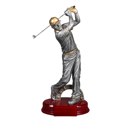 Golf Sculpture Award Male 12"